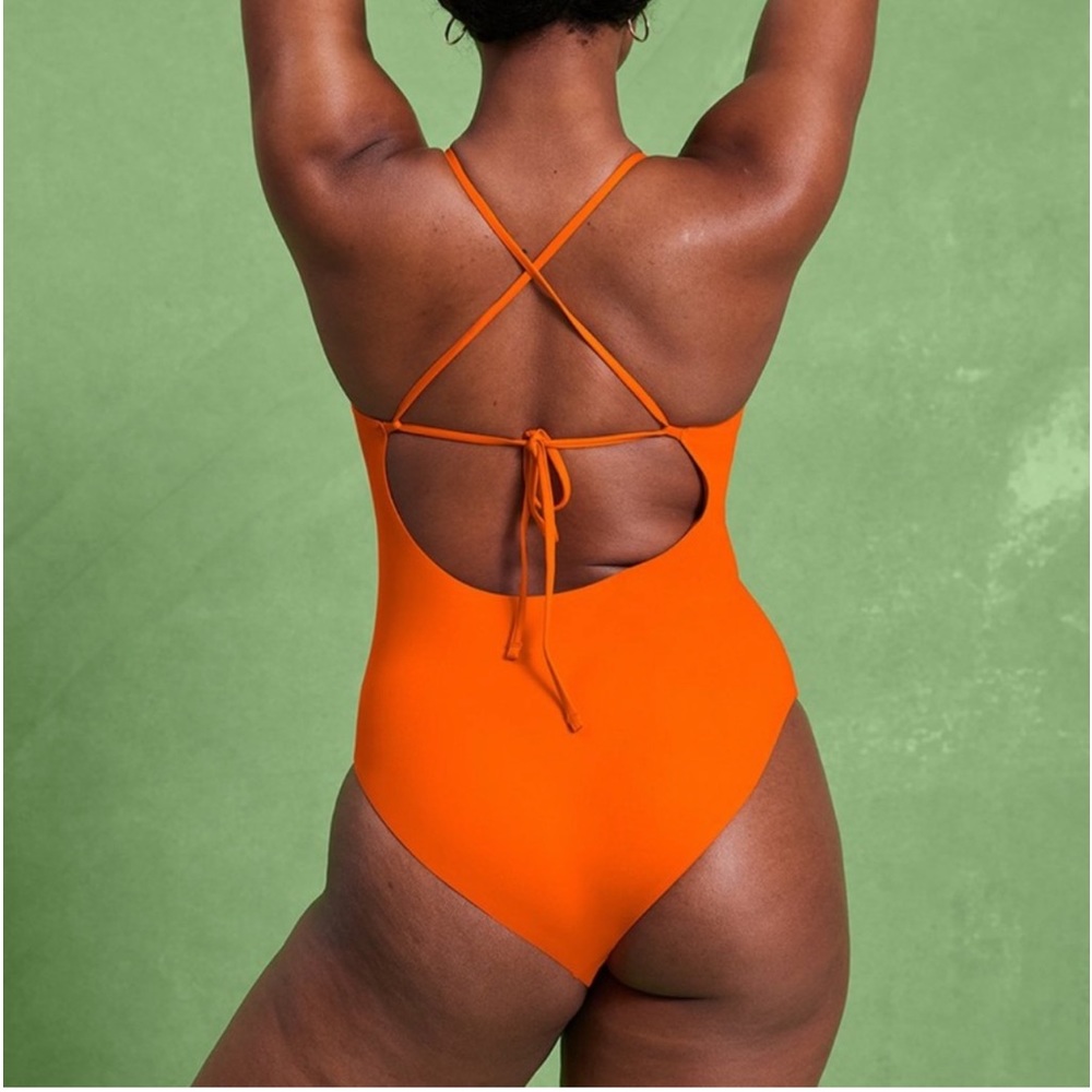 NWOT Girlfriend Collective Clementine One Piece Swimsuit